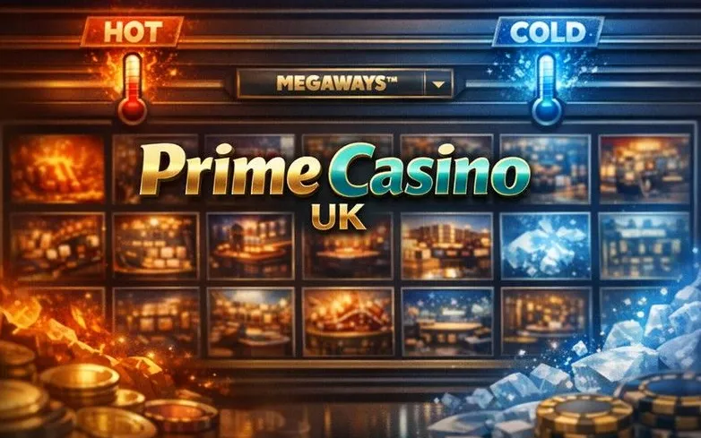 Prime Casino games lobby with slots and live tables